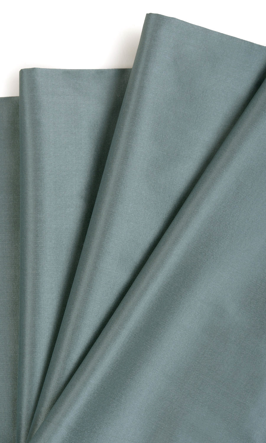 Shantung Silk Flat, Plain, Fake, Faux, European Relaxed Roman Blinds (Steel Blue/ Grey)
