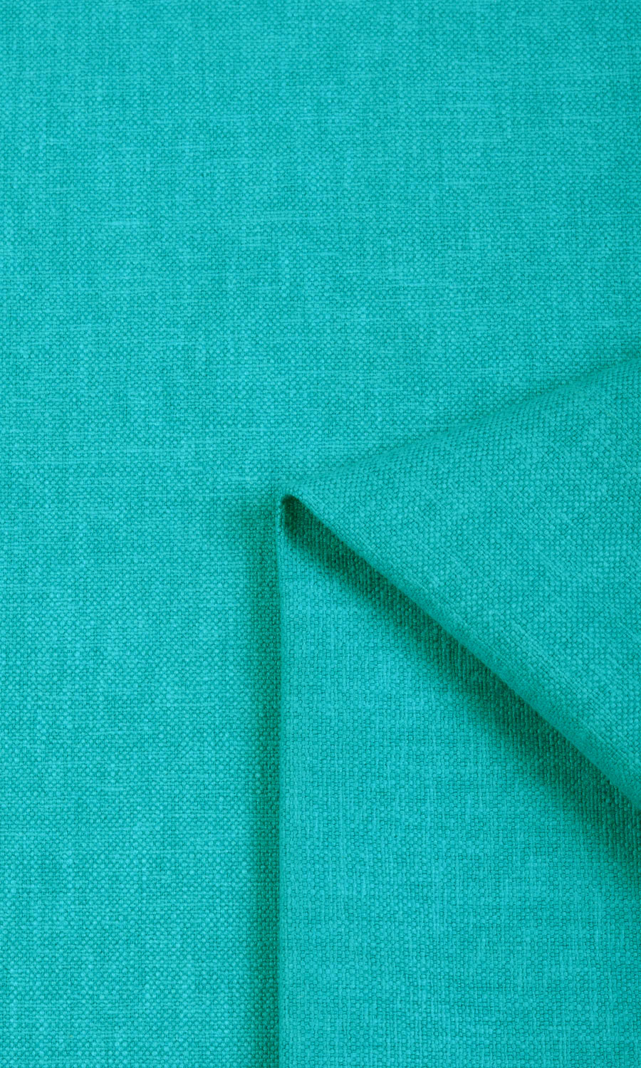 Linen-Blend Free Fabric Material Sample (Turquoise Blue)