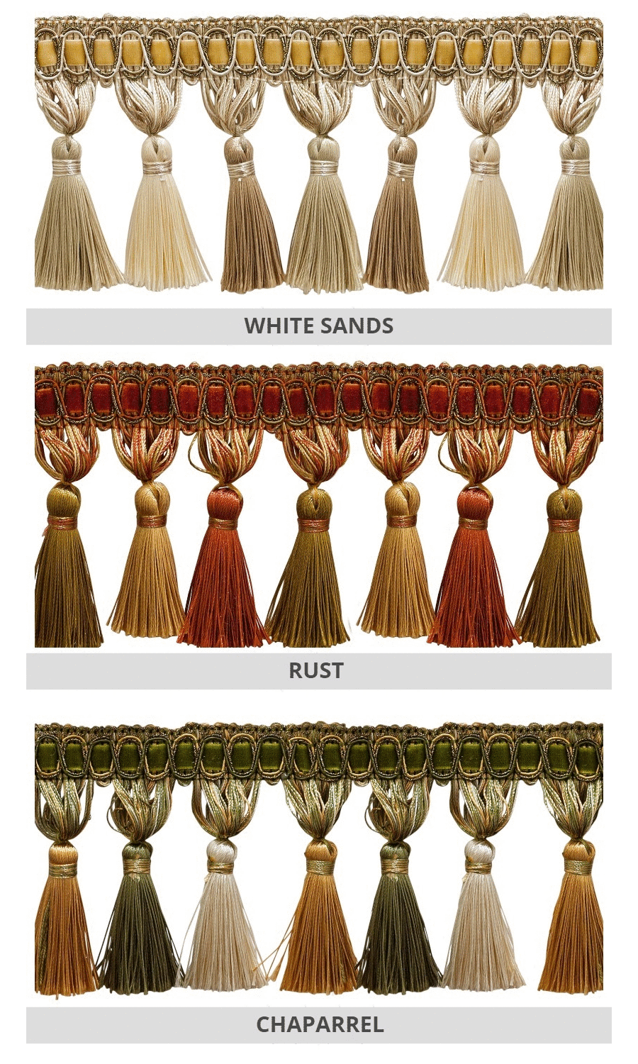 Tassel trims