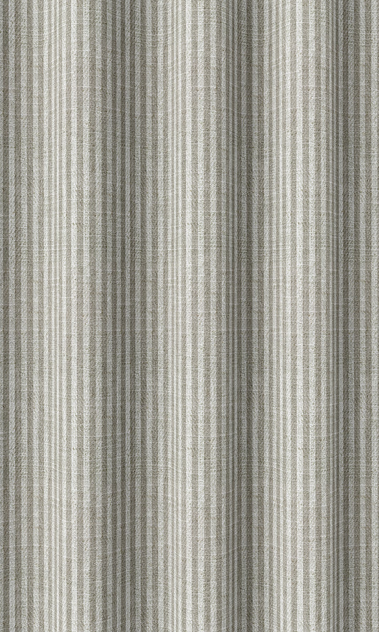 Modern Striped Home Décor Fabric By the Metre (Grey/ White)