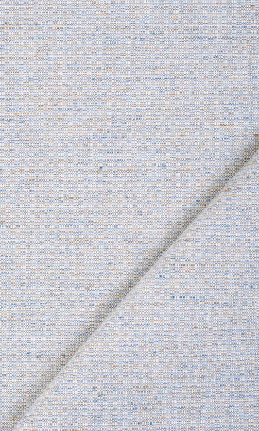 Textured Poly-Cotton Home Décor Fabric Sample (Gray/ White)