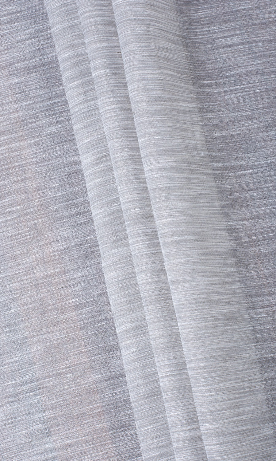 Textured Sheer Flat, Plain, Fake, Faux, European Relaxed Roman Blinds (Heather Gray)