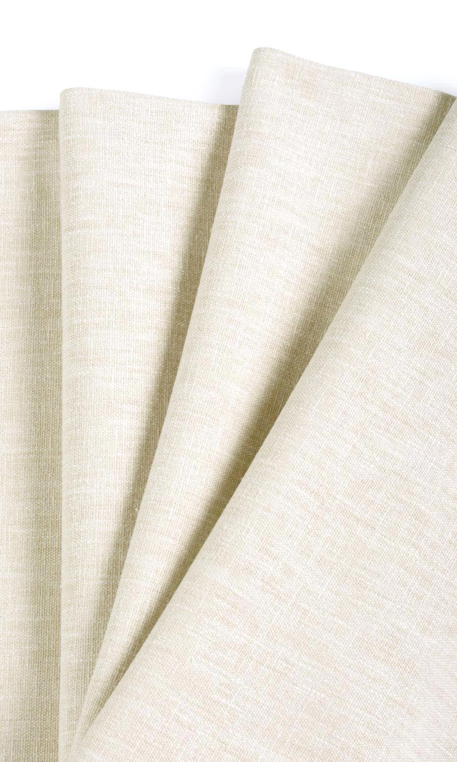 Poly-Cotton Roman Blinds & Window Shades (Warm Ivory/ Pale Beige)