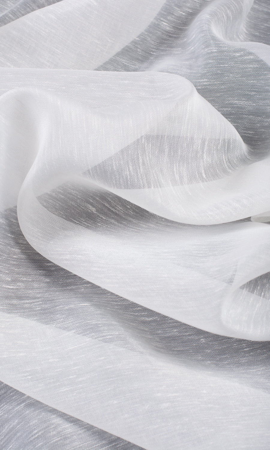Sheer / Voile Blinds (Snow White) Extra Long Short Wide