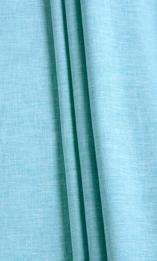Poly-Cotton Blend Blinds (Aqua Blue)