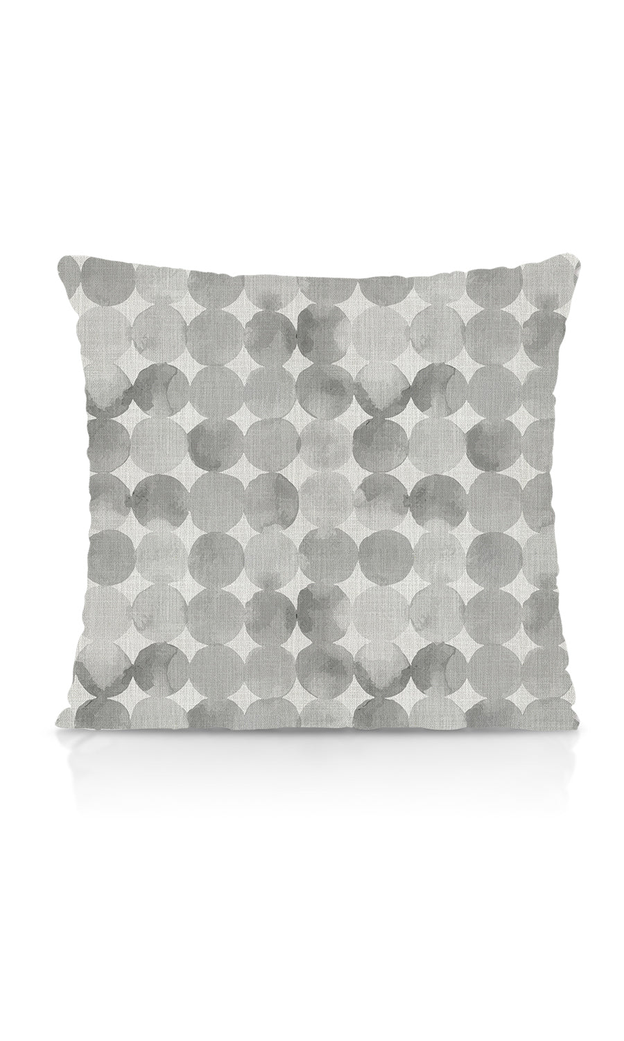 Polka Dot Flat, Plain, Fake, Faux, European Relaxed Roman Blinds (Pewter Grey/ White)