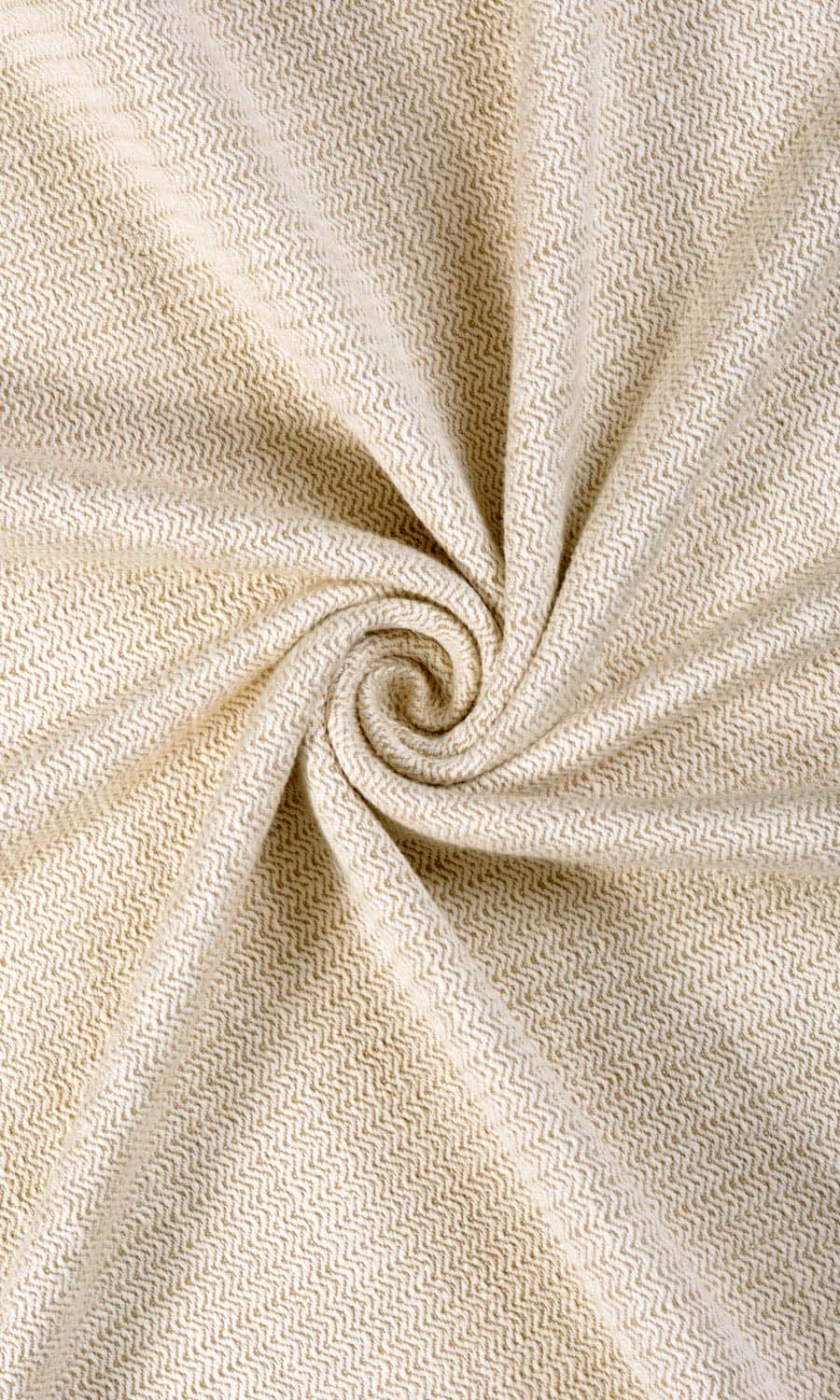 Textured Free Fabric Material Sample (Sepia Beige/ Off White)