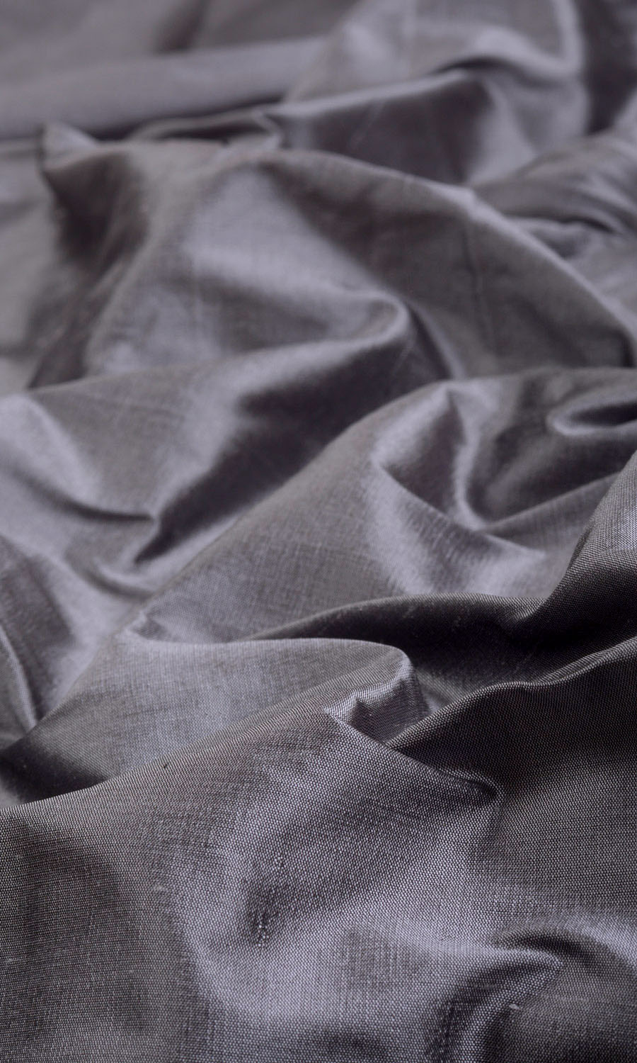 Shantung Silk Flat, Plain, Fake, Faux, European Relaxed Roman Blinds (Grey/ Purple)