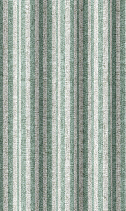 Modern Striped Home Décor Fabric Sample (Blue/ White)