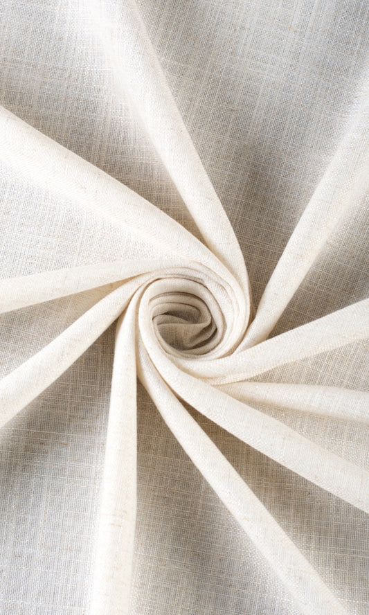 Plain Linen Blend Blinds (Cream/ Ivory)
