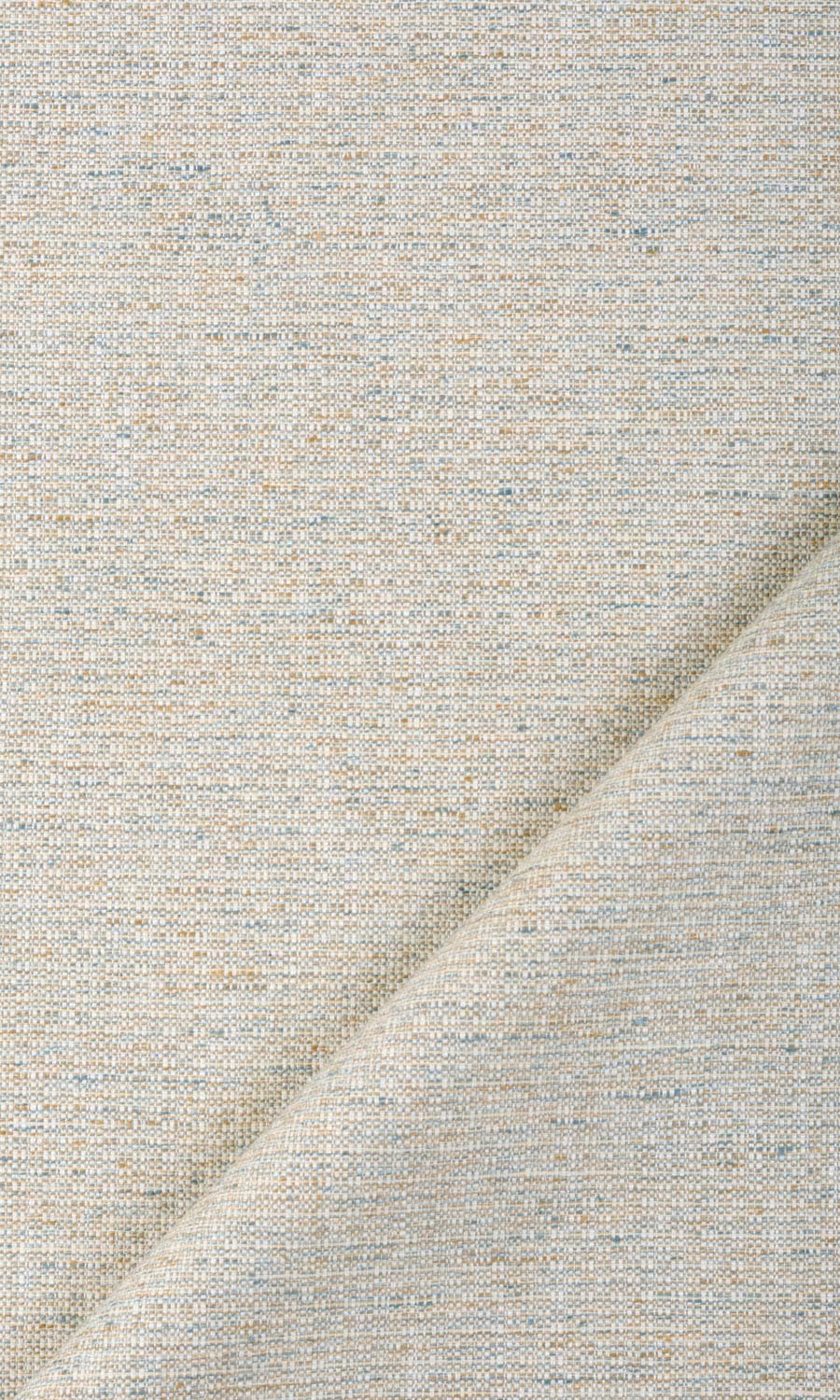 Textured  Window Treatments Fabric By the Metre (Oatmeal Beige/ Ash Gray)