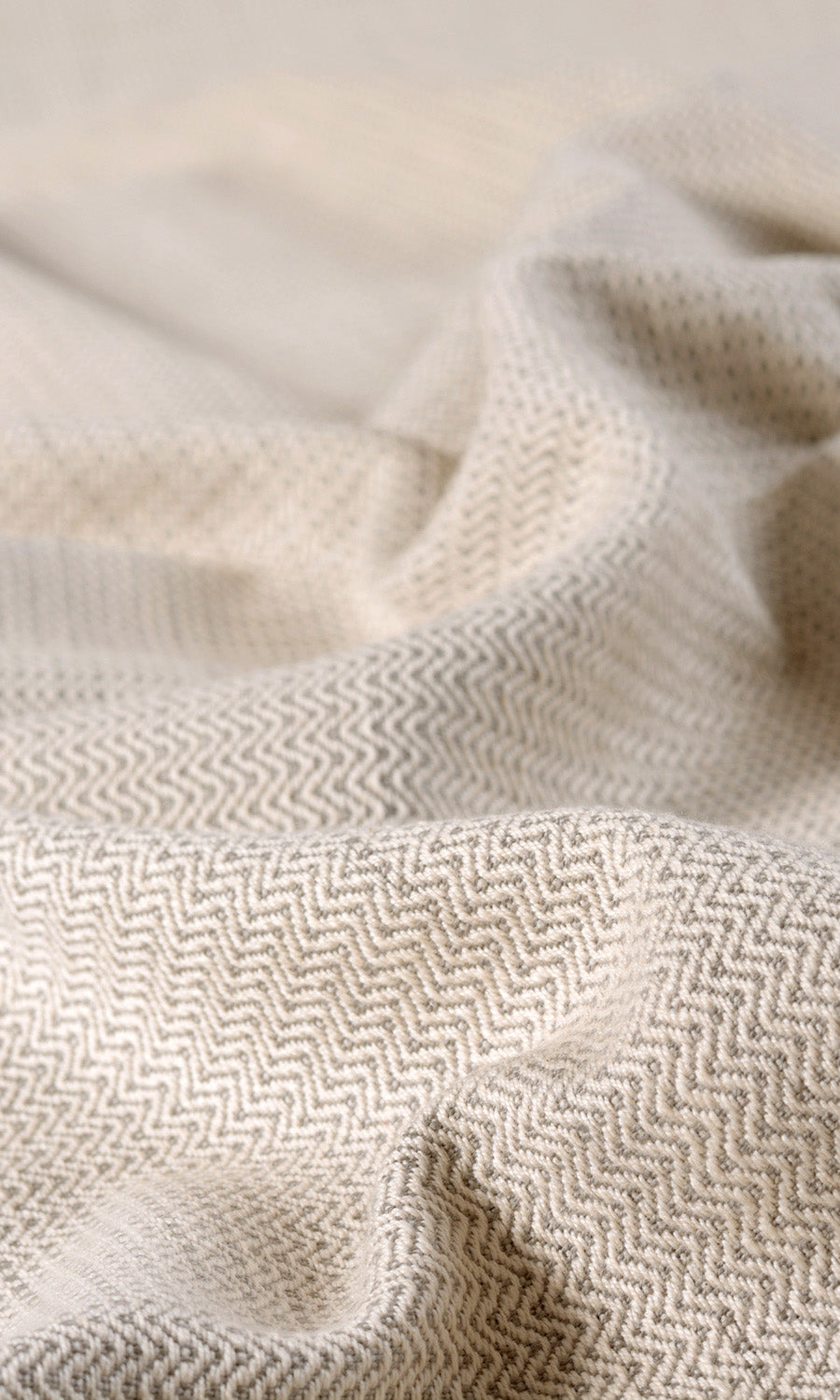 Textured   Made-to-Measure Roman Blinds (Grey/ Beige)