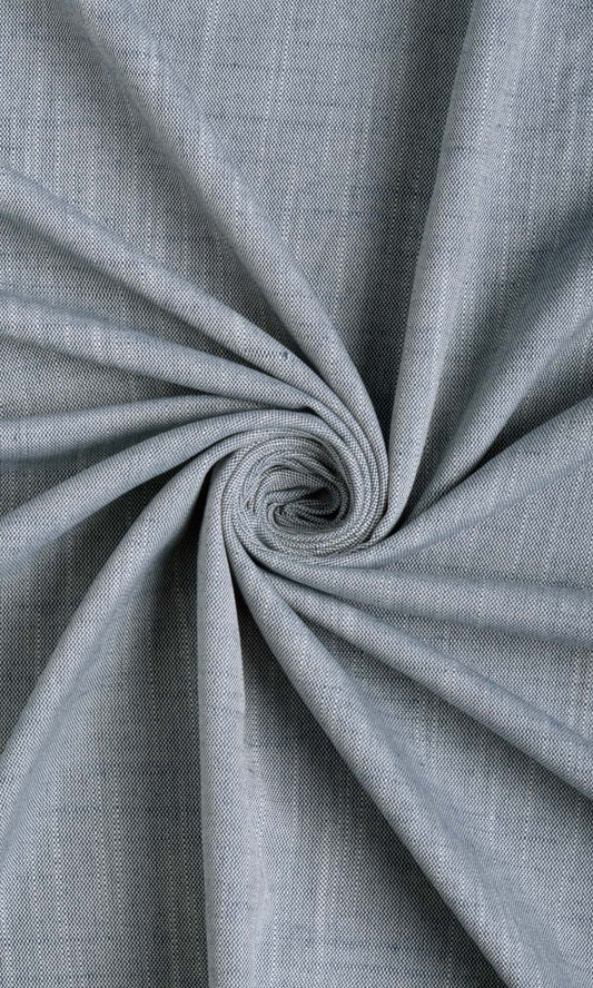 Plain Linen Texture Blinds (Denim Blue)