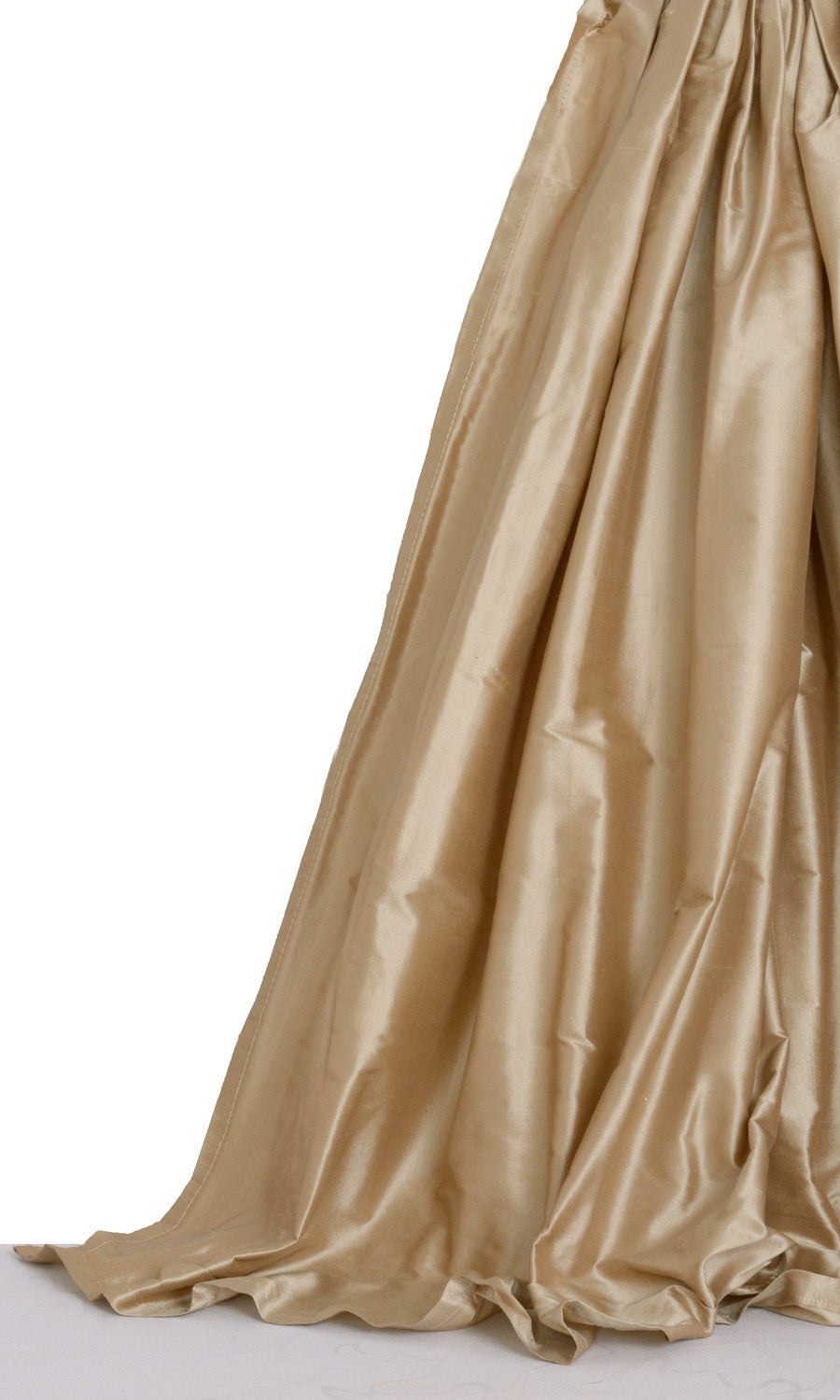 Shantung Silk Fabric Blinds (Peanut Brown) for Living, Bedroom, Kitchen, Bathroom
