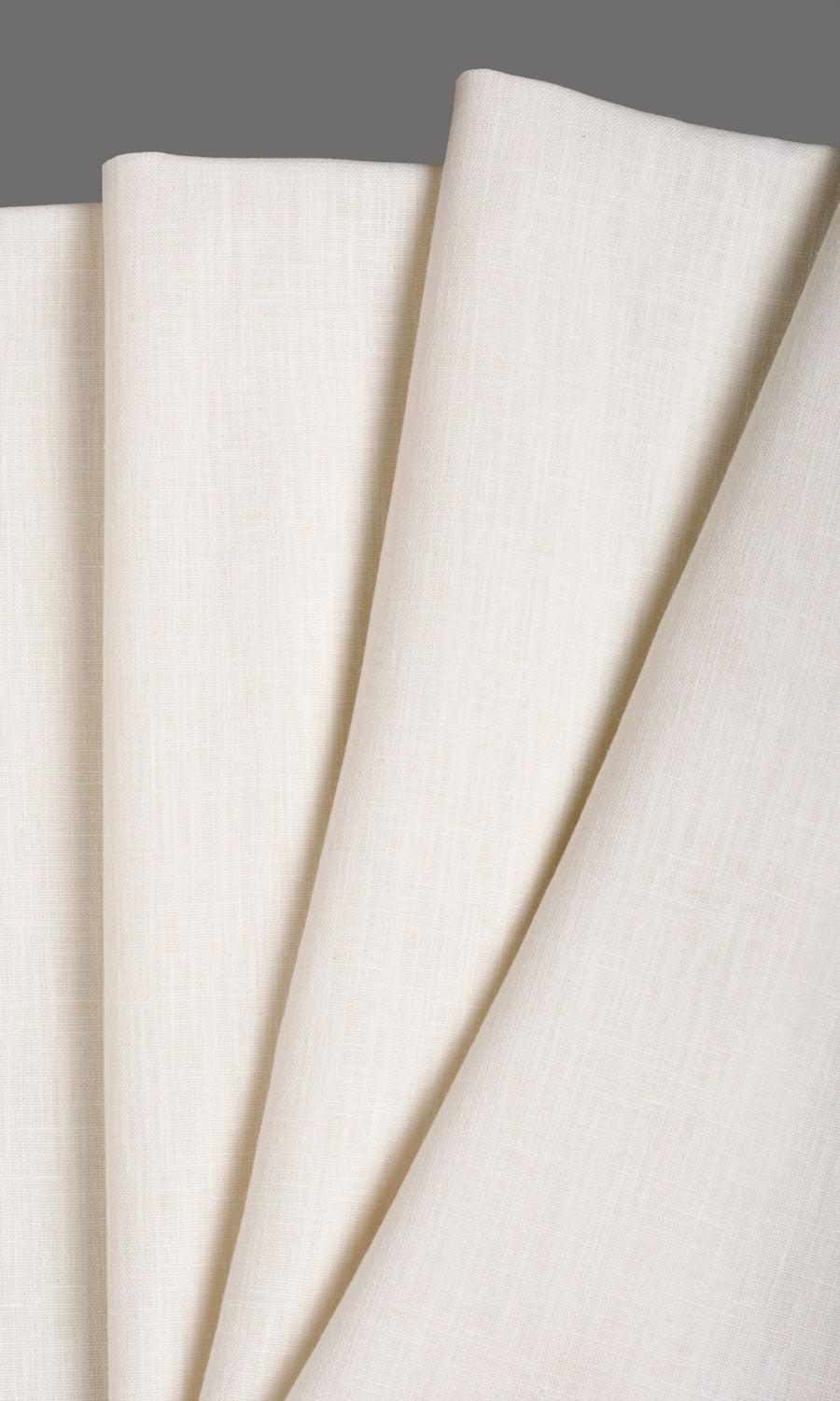 Poly-Cotton Free Fabric Material Sample (Cream/ White)