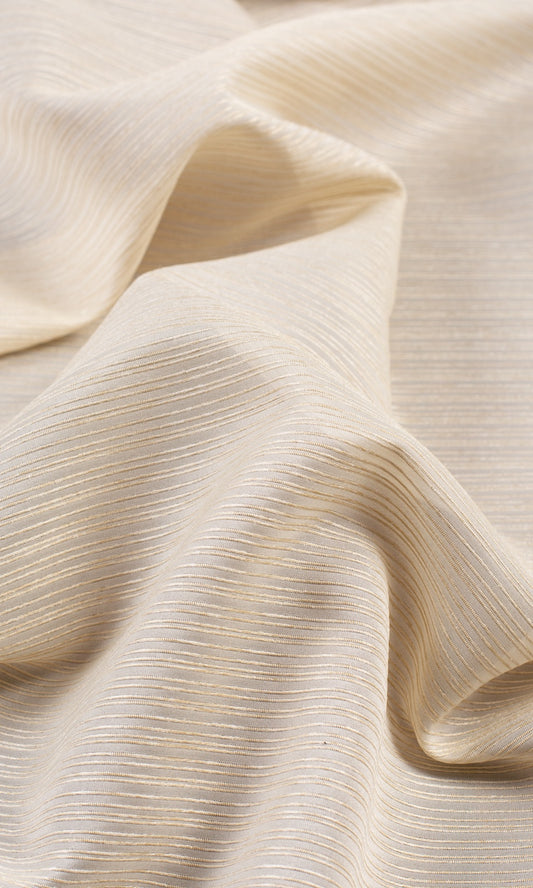 Striped Sheer Shades (Champagne Beige)