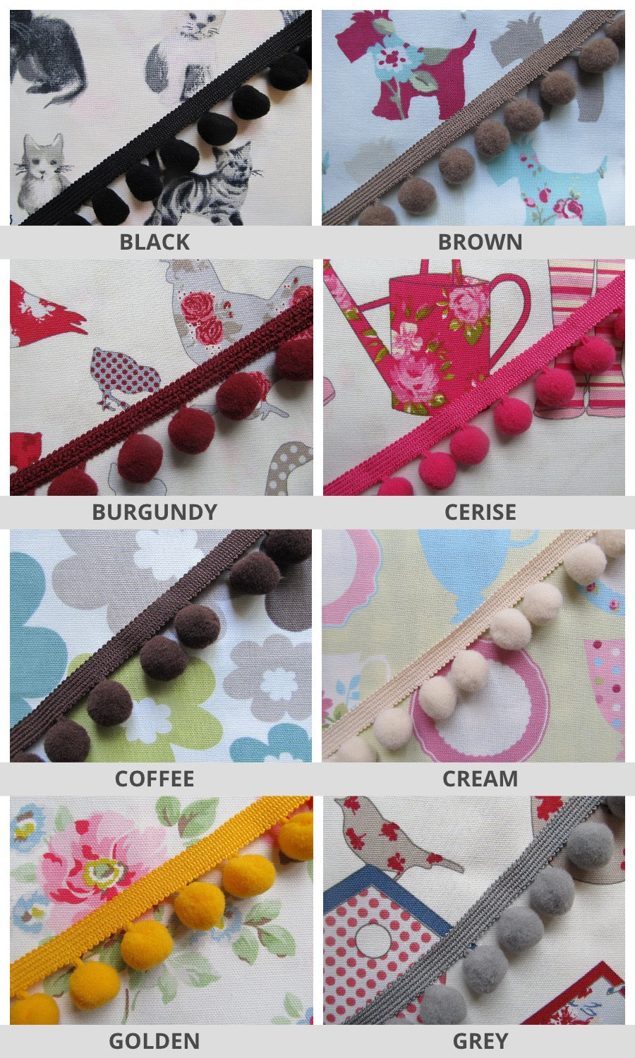 Pom pom trims
