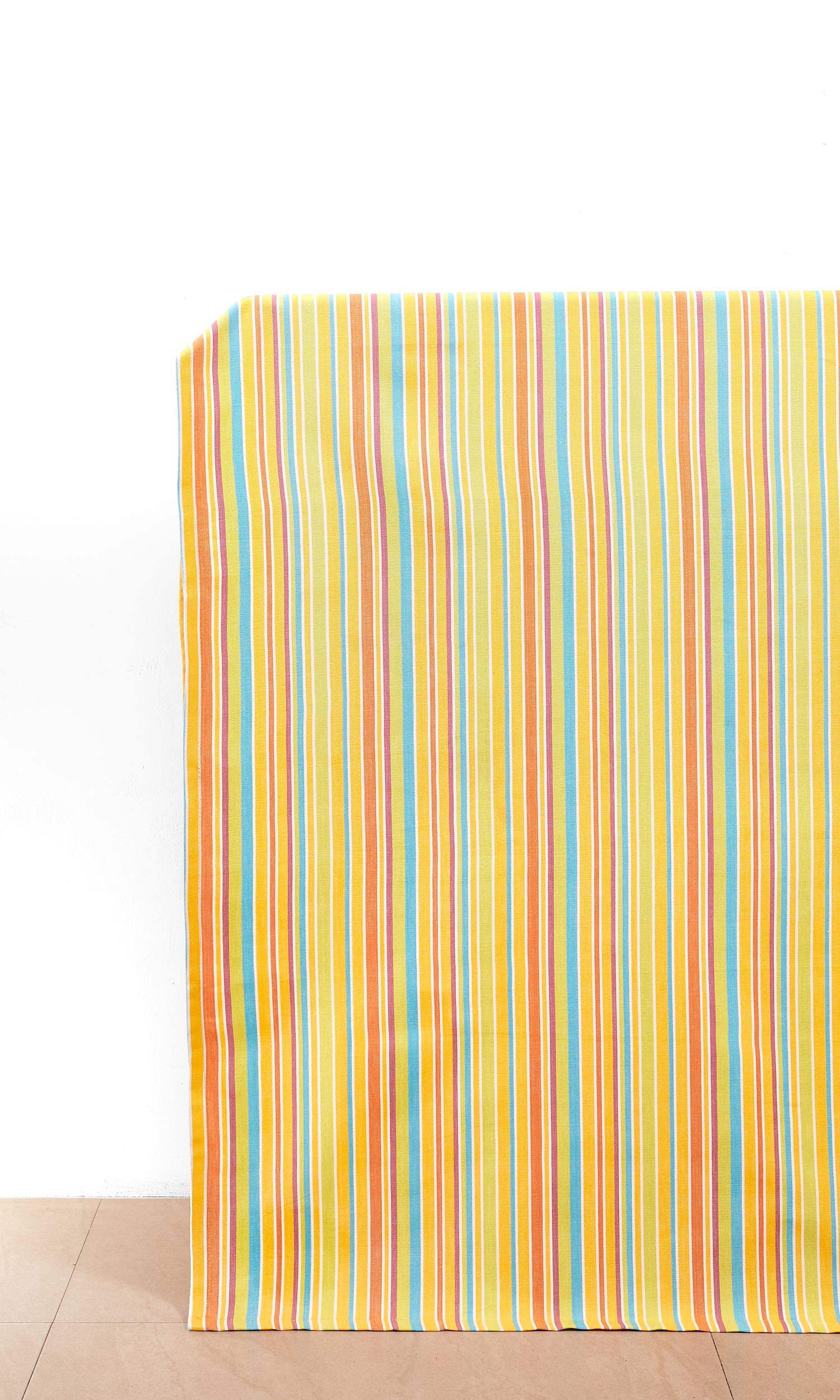 Cotton Window Treatments Fabric Sample (Yellow)