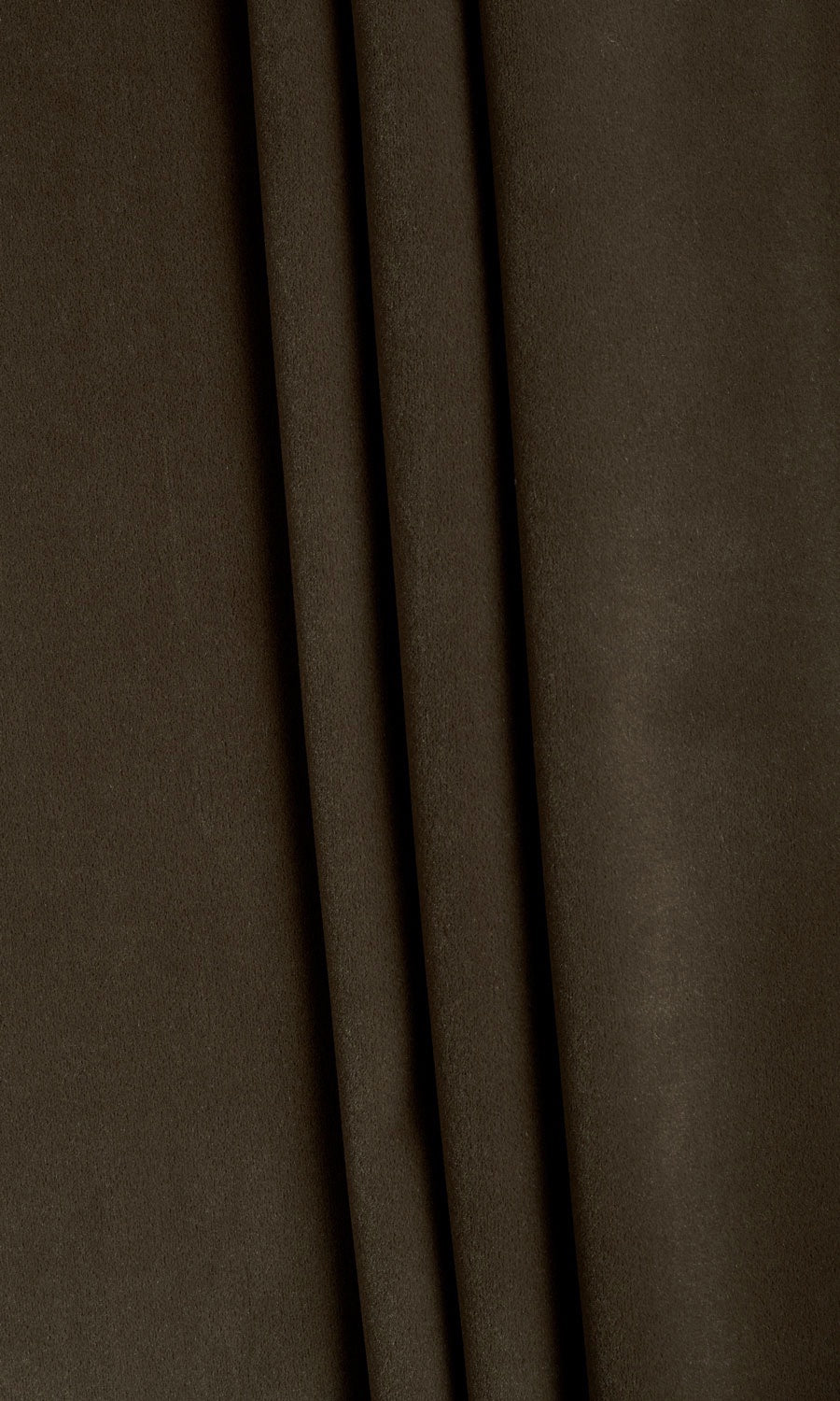 Velvet Home Textile Fabric Material Sample (Dark Brown)