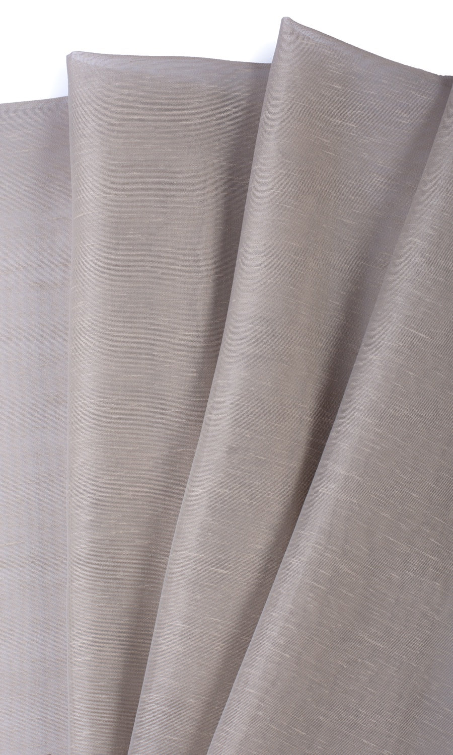 Plain Sheer Roman Shades (Taupe Grey) Extra Long Short Wide
