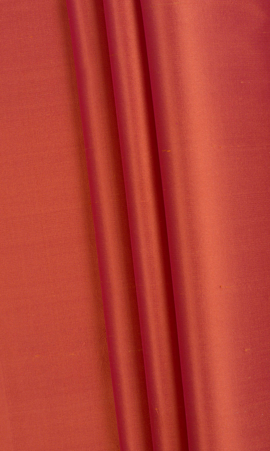 Shantung Silk Made-to-Measure Roman Blinds (Brick Orange/ Red)