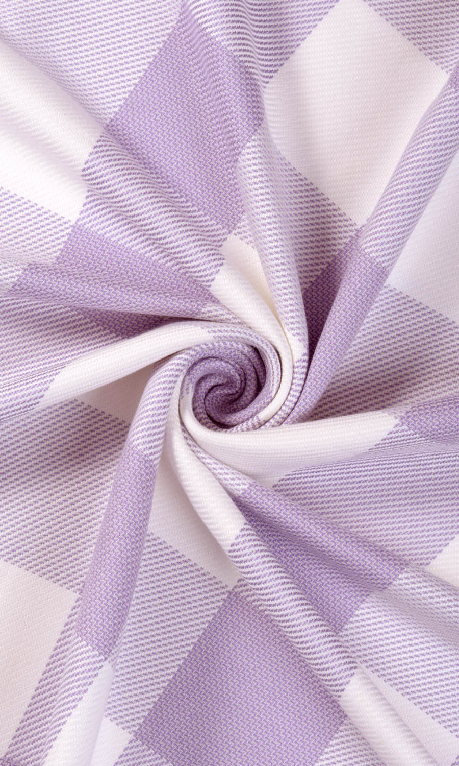 Buffalo Plaid Roman Blinds & Window Shades (Pale Purple/ White)