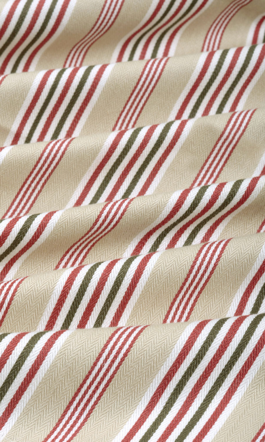 Cotton Fabric By the Metre for Roman Blinds & Shades (Brown/ Beige/ Red)