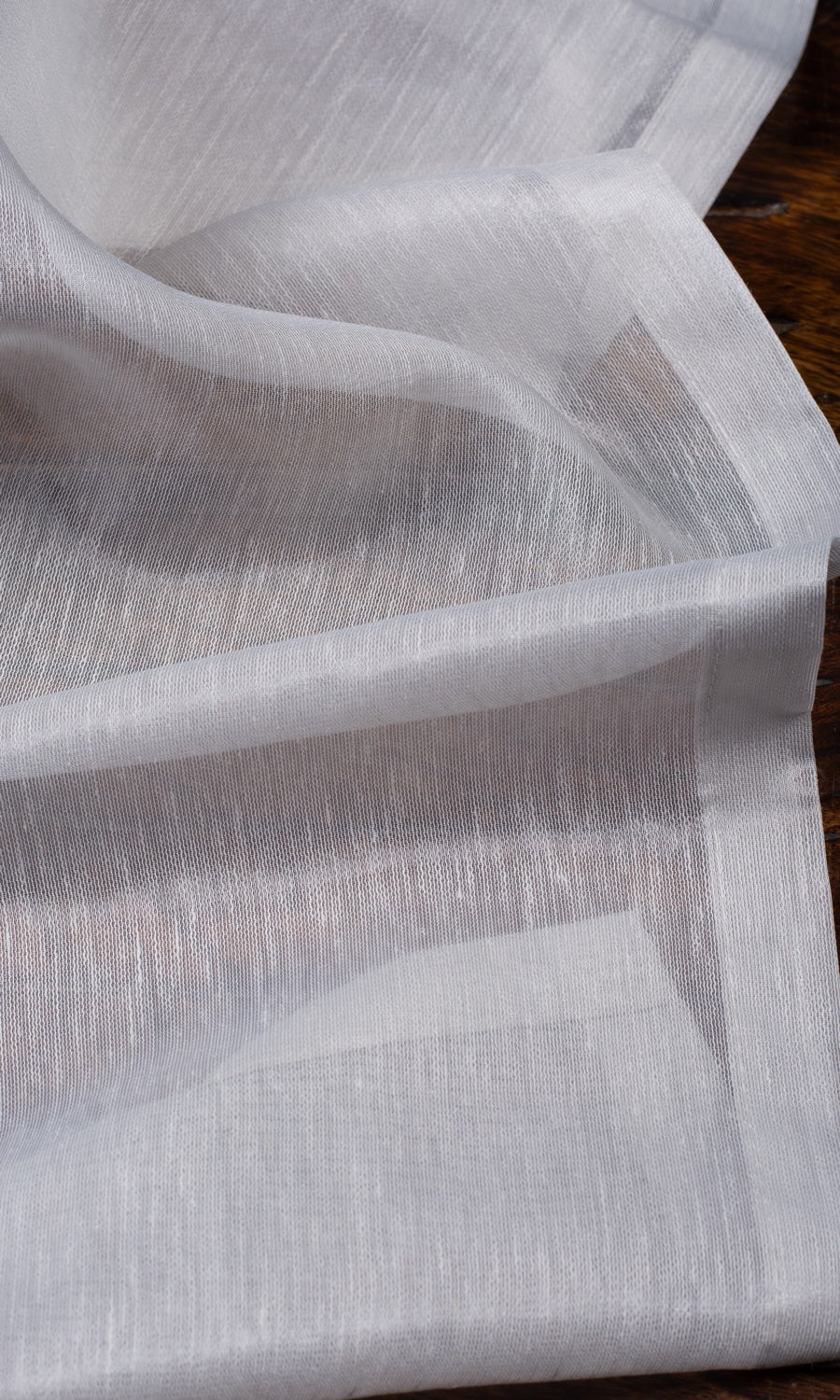 Plain Sheer Made-to-Measure Roman Blinds (Light Grey)