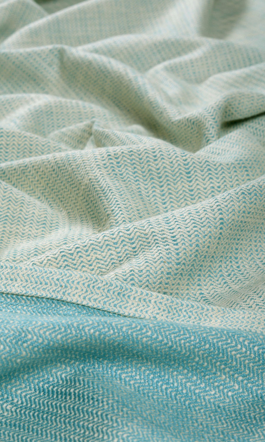 Textured Cotton Fabric Sample for Roman Blinds & Shades (Pastel Blue)