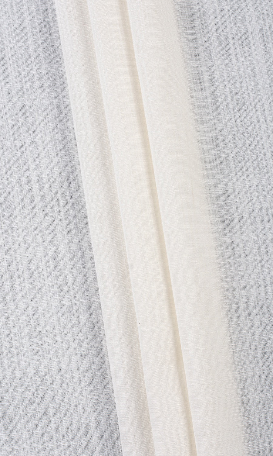 Linen-Texture Semi-Sheer Roman Blinds & Window Shades (Off-White)