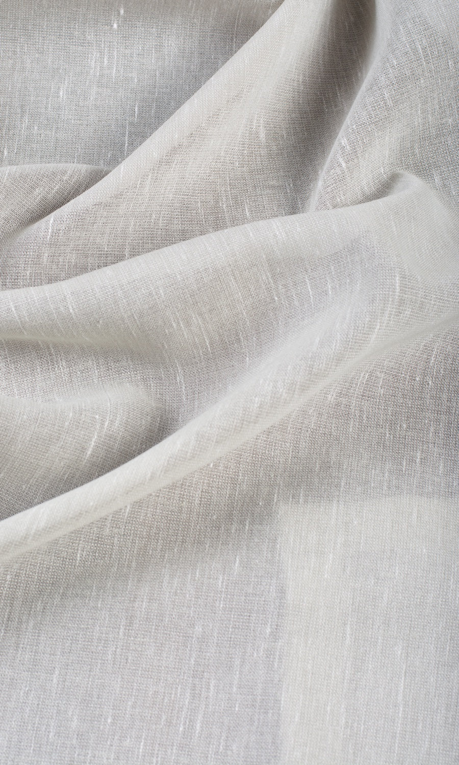 Plain Sheer Made-to-Measure Roman Blinds (Warm Gray)