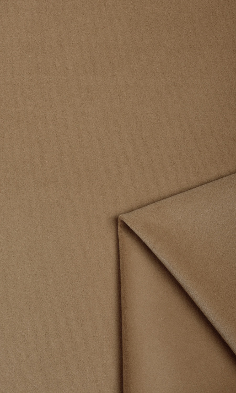 Velvet Free Fabric Material Sample (Burnt Orange/ Brown)