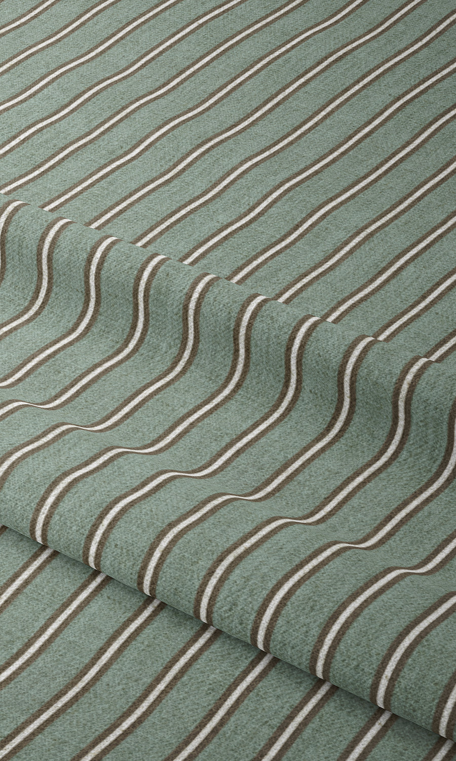 Striped Roman Blinds (Duck Egg Blue) for Living, Bedroom, Kitchen, Bathroom