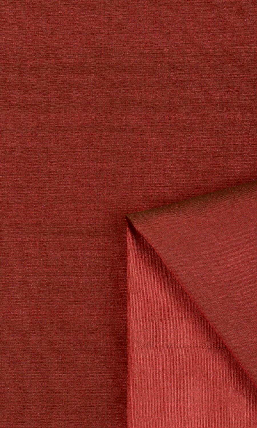 Shantung Silk Made-to-Measure Roman Blinds (Copper Red)