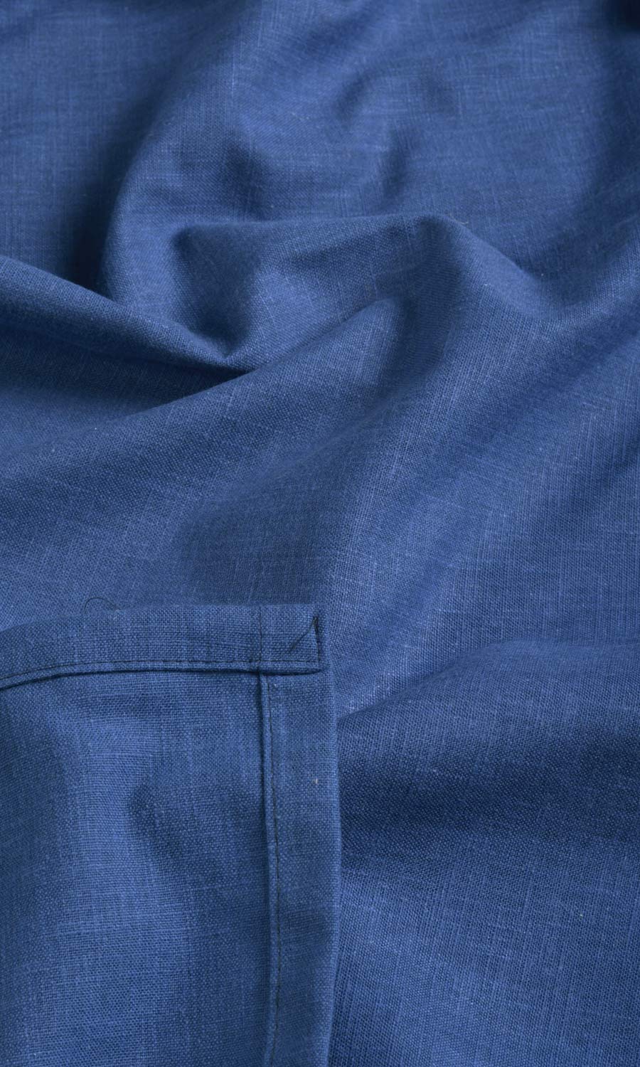 Poly-Cotton Blend Any Size Style Roman Blinds (Cobalt)
