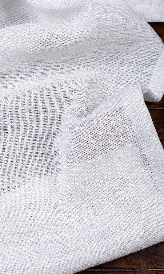 Textured Sheer Blinds (Porcelain White)