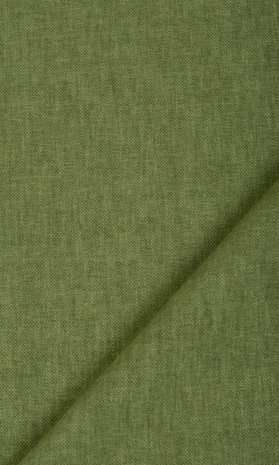 Poly-Linen Flat, Plain, Fake, Faux, European Relaxed Roman Blinds (Green)