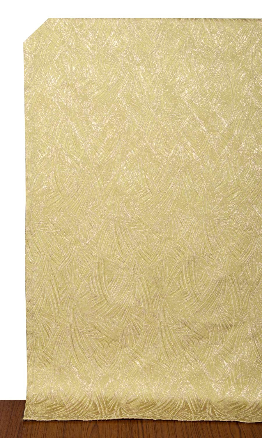 Textured Blinds (Chartreuse Yellow/ White) for Living, Bedroom, Kitchen, Bathroom