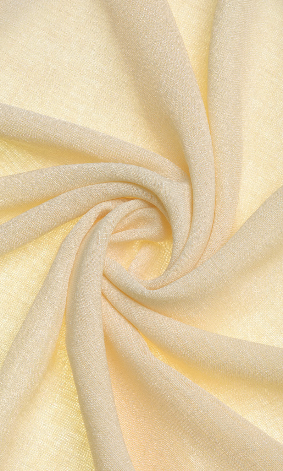Sheer Linen Flat, Plain, Fake, Faux, European Relaxed Roman Blinds (Lemon Yellow)