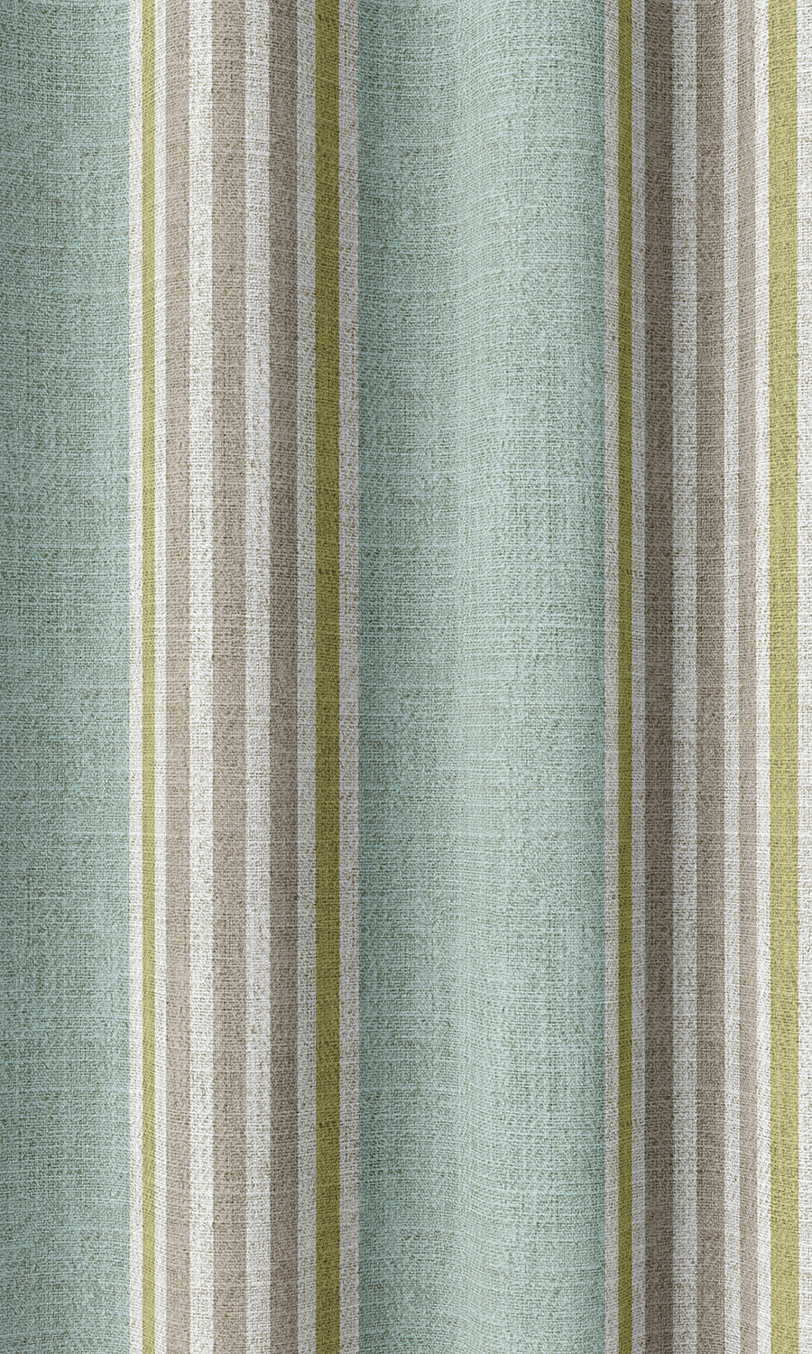 Striped Home Décor Fabric By the Metre (Turquoise Blue/ Green)