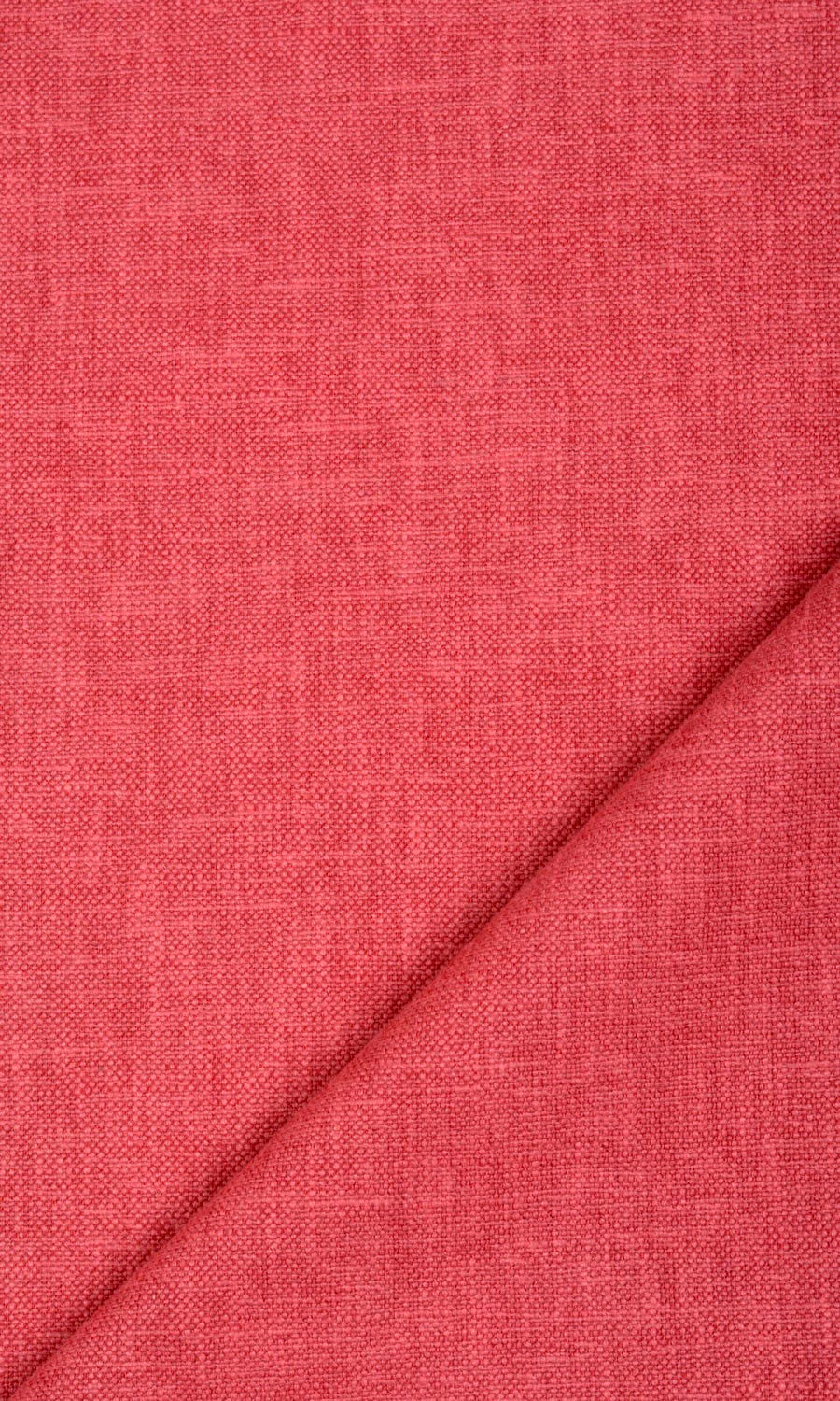Linen-Blend Fabric By the Metre for Roman Blinds & Shades (Red)