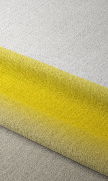 3-Tone Ombre Free Fabric Material Sample (Yellow/ Beige)