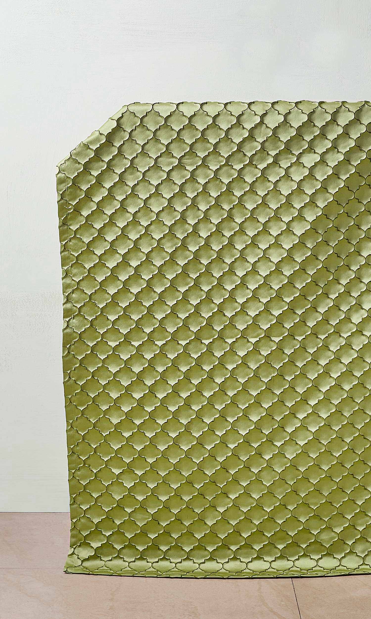 Silk Blend Window Treatments Fabric By the Metre (Green)