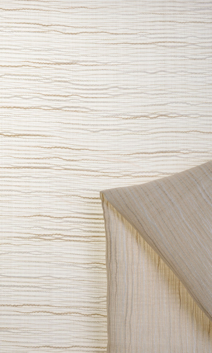 Sheer Window Treatments Fabric By the Metre (Warm Ivory)