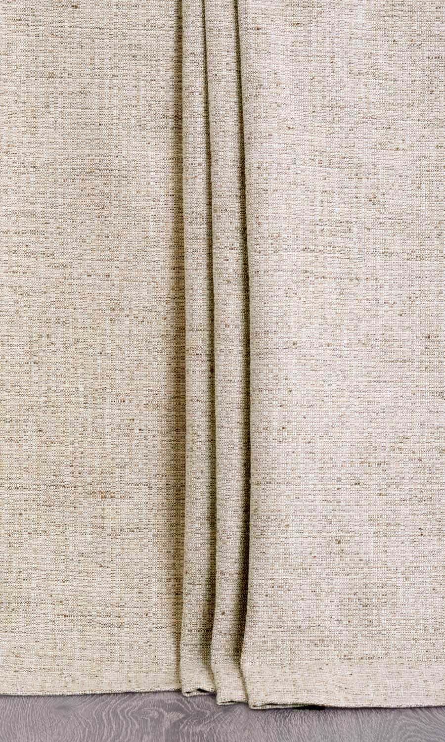 Textured Poly-Cotton Fabric Sample for Roman Blinds & Shades (Beige/ Cream)