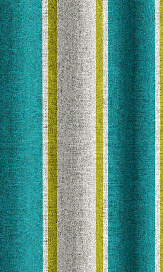 Striped Print Home Décor Fabric By the Metre (Pacific Blue)