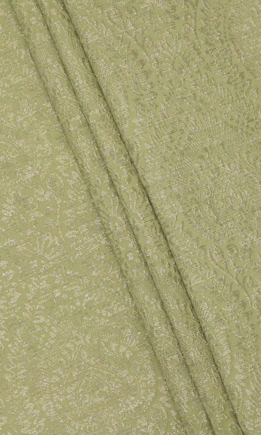 Textured Floral Roman Blinds (Green) Extra Long Short Wide