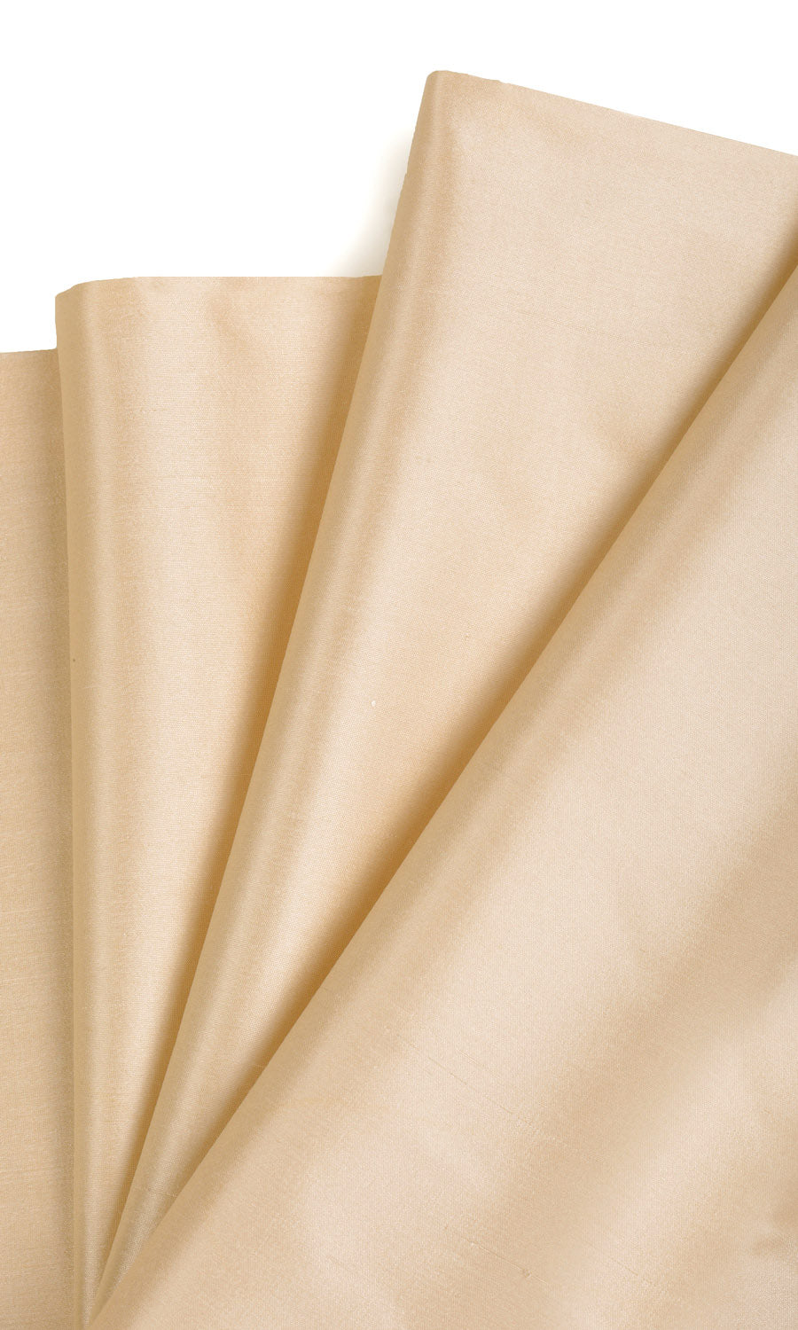 Shantung Silk Home Textile Fabric Material By the Metre (Warm Ivory)