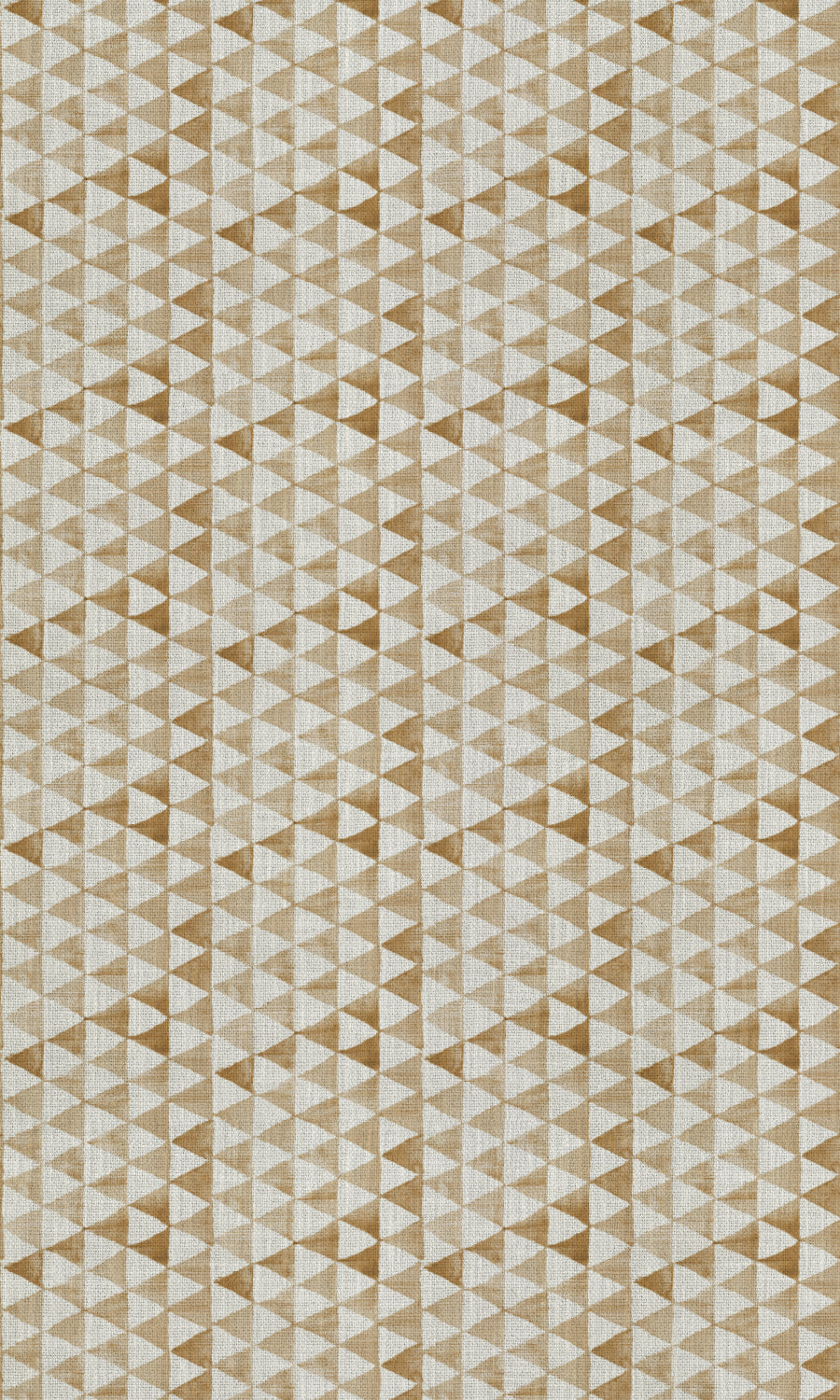 Triagonal Print Blinds (Eggshell White/ Brown) Extra Long Short Wide