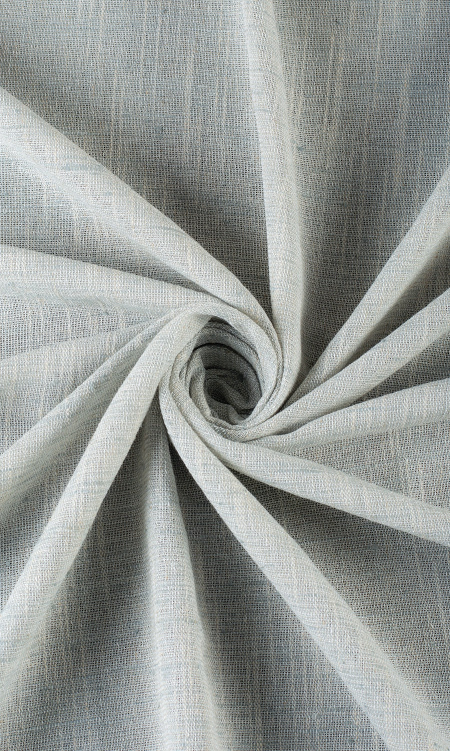 Semi-Sheer Linen Texture Flat, Plain, Fake, Faux, European Relaxed Roman Blinds (Aqua Blue)